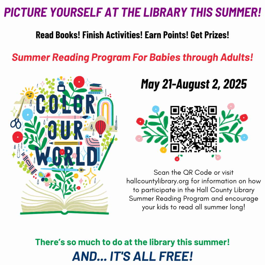 Hall County Library Summer Reading Program Chicopee Woods Elementary